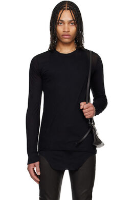 Rick Owens: Чёрная футболка  LS