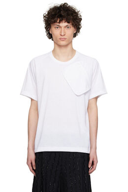 Comme des Garçons Homme Plus: Белая футболка 