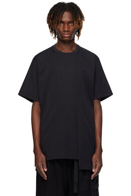 Y-3: Чёрная футболка 