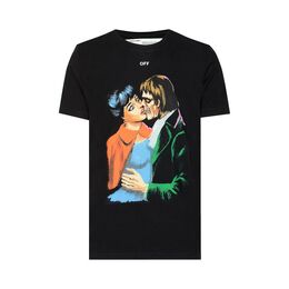 Off-White: Футболка с принтом 
