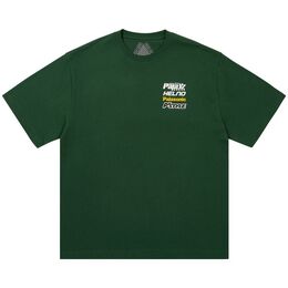 Palace: Зелёная футболка 