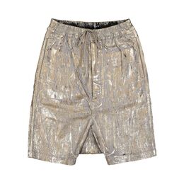 Rick Owens Drkshdw: Золотые шорты 