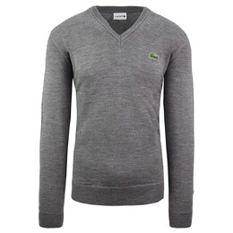 Lacoste: Серый свитер 