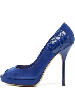 Christian Dior Pre-Owned: Голубые туфли 