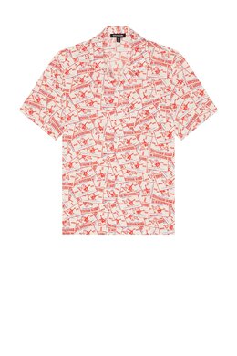 True Religion: Красная рубашка  True