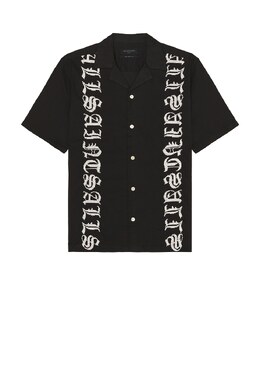 Allsaints: Рубашка с коротким рукавом 