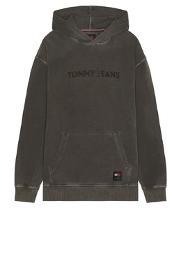 Tommy Jeans: Чёрная толстовка 