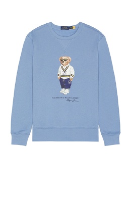 Polo Ralph Lauren: Голубая толстовка 