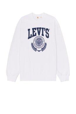 Levi's: Белый свитшот 