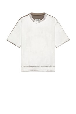MM6 Maison Margiela: Толстовка с коротким рукавом 