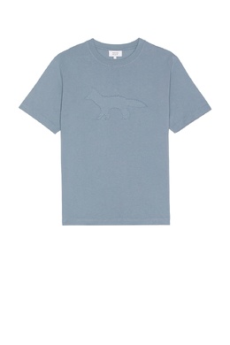 Maison Kitsuné: Серая футболка 