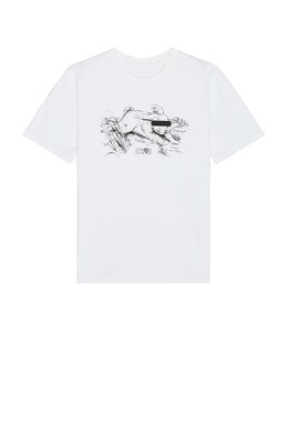 MM6 Maison Margiela: Белая футболка 