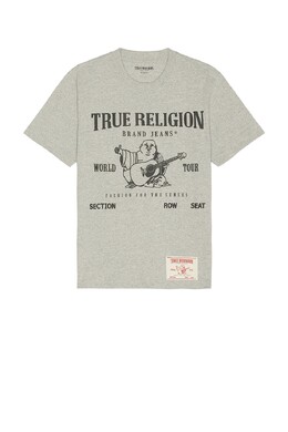 True Religion: Футболка  True с принтом