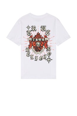 True Religion: Белая футболка  True