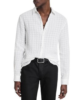 John Varvatos: Рубашка на пуговицах 