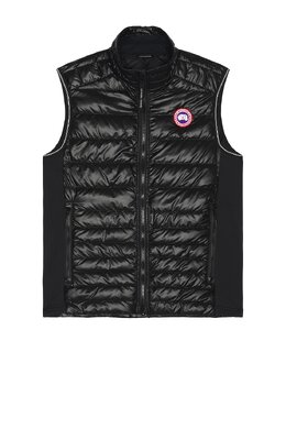 Canada Goose: Чёрный жилет  HyBridge Lite