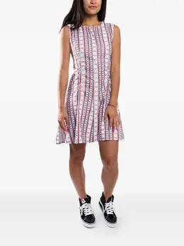 Carven: Платье в полоску 