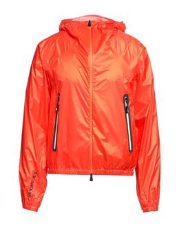 Moncler: Оранжевая куртка 