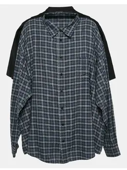 Balenciaga Pre-Owned: Чёрная рубашка 