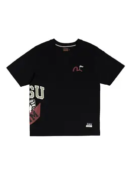 EVISU: Футболка с принтом 