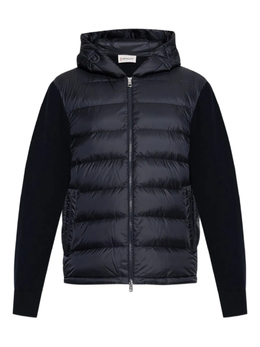 Moncler: Синий кардиган 