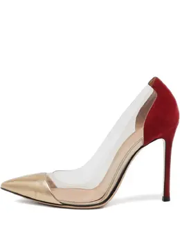 Gianvito Rossi: Красные туфли  Plexi