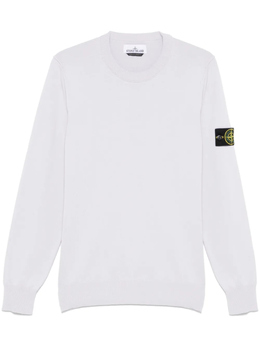 Stone Island: Фиолетовый свитер 