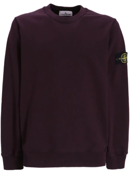 Stone Island: Фиолетовая толстовка  Compass