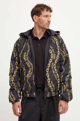 Versace Jeans Couture: Чёрный пуховик 