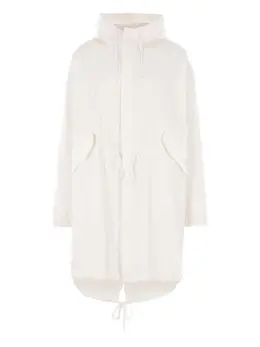 MM6 Maison Margiela: Пуховик с капюшоном 