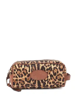 Dolce & Gabbana Pre-Owned: Клатч с леопардовым принтом 