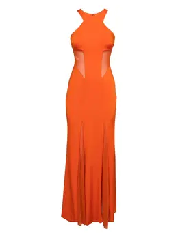 Cushnie: Платье в сетку 