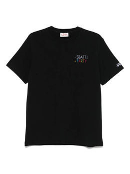 MC2 Saint Barth: Чёрная футболка 