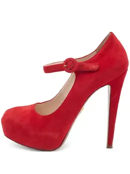 Prada Pre-Owned: Красные туфли 