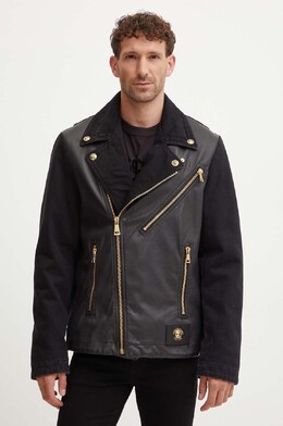 Versace Jeans Couture: Чёрная куртка 