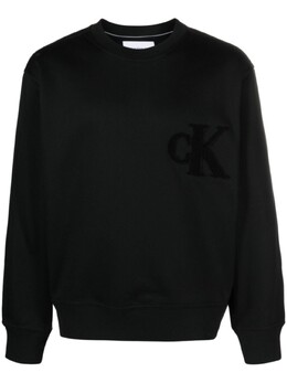 Calvin Klein Jeans: Чёрная толстовка 