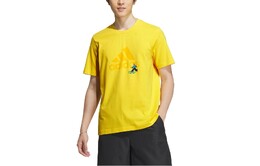 Adidas: Жёлтая футболка  X