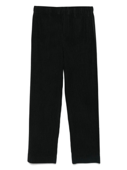 Homme Plissé Issey Miyake: Чёрные брюки 