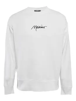 Moschino Pre-Owned: Белый свитшот 