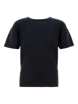 Homme Plissé Issey Miyake: Синяя футболка 