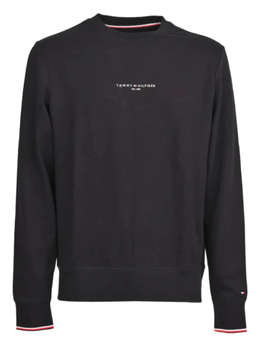 Tommy Hilfiger: Чёрная толстовка 
