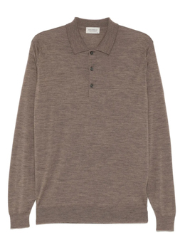 John Smedley: Коричневая рубашка 