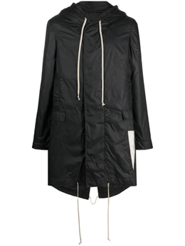 Rick Owens Drkshdw: Пуховик с капюшоном 