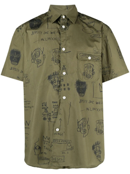 Junya Watanabe Man: Рубашка с коротким рукавом 