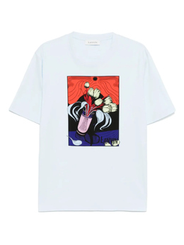 Lanvin: Футболка с принтом 
