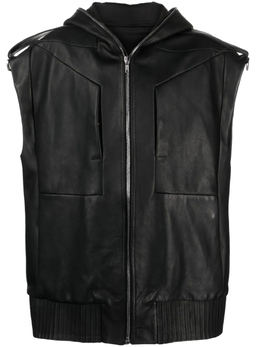 Rick Owens: Кожаный жилет  Lido