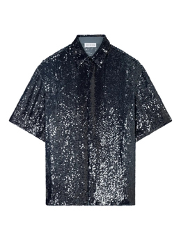Dries Van Noten: Рубашка с пайетками 