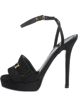 Fendi Pre-Owned: Чёрные сандалии 