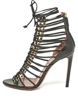 Alaïa Pre-Owned: Чёрные сандалии 