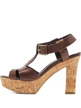Santoni: Коричневые босоножки 